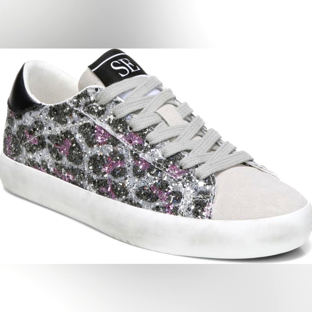 Sam Edelman Gray and Purple Kids Sneakers